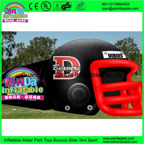 Quality Giant outdoor used inflatable sports tunnel inflatable football helmet tunnel tent for sale