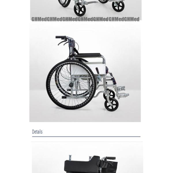 Ultralight Lightweight Aluminium Folding Wheelchairs For Handicapped