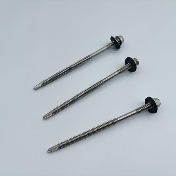 Quality Double Thread Self Drilling With EPDM Crest Fixing Fasteners ISO DIN15480 for sale
