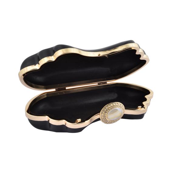 Handbag hardware accessories metal frame with plastic box,purse box and frame for sales