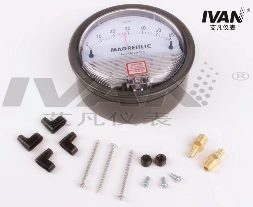 Customizable Differential Pressure Gauge for Industrial Negative Pressure Monitoring