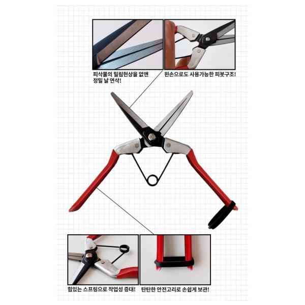 SINSEUNG X1 Hardware Scissors Onion Scissors Spring And Ambidextrous Structure