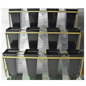 China Movable 796mm Height 590mm Depth Flower Display Rack Three Layer on sale