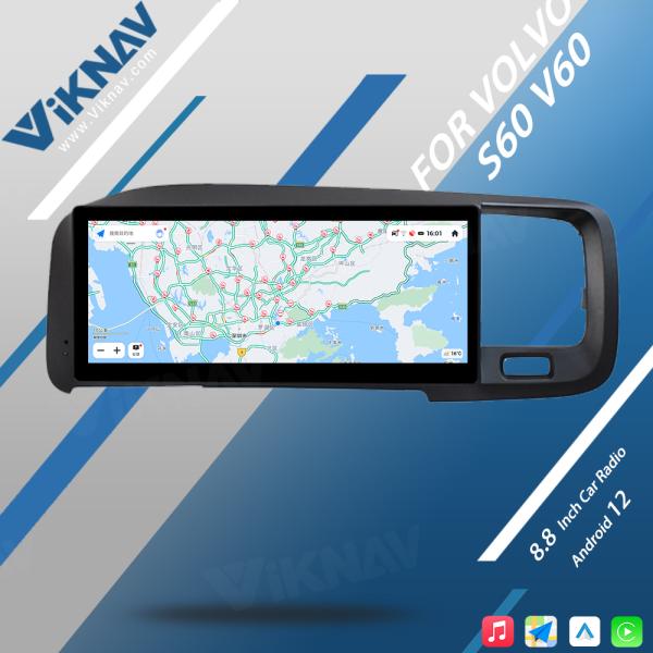 FM FA S60 V60 Volvo Bluetooth Radio 2011-2017 Multimedia Autoradio HD Screen