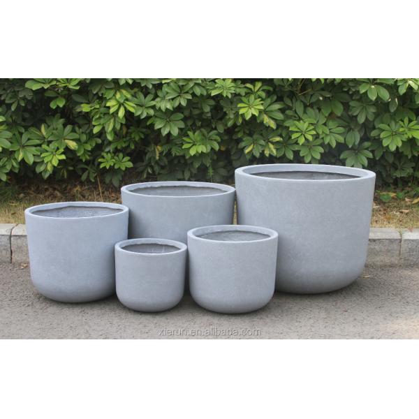 Stunning Garden With Our Durable Fiber Clay Planters D440*390MM
