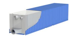 Baffled Bulk Container Liner / Industrial Storage Containers customized