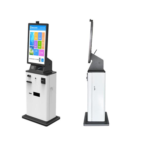 Self Service Kiosk Passport Reader Cash Dispenser Ticket Credit Card Payment Kiosk Machine