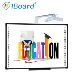 Wholesale Interactive Projector Board Customized Size 82 To 120 Inch Finger Touch Smart Board PC USB Connected Whiteboard from china suppliers