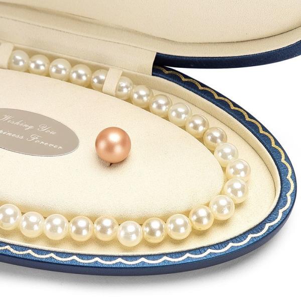 China Manufacturer Wholesale Custom Microfiber PU Leather Jewelry Stud Earrings Storage Box Pearl Necklace Jewelry Box Gift Box