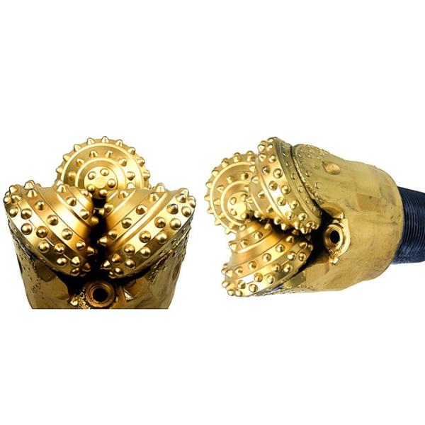High Axial Force Tricone Roller Bit , Hard Drill Bits Optimized Cutting Structure
