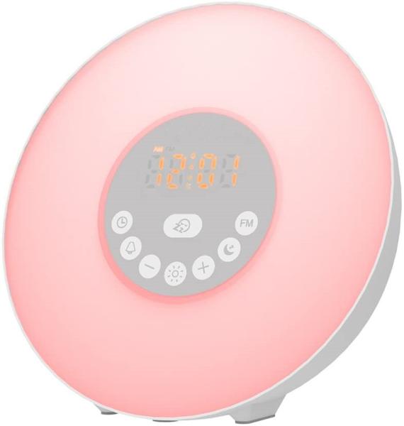Quality Touch Control DC5V Natural FM Wake Up Alarm Clock Light Sunset Simulation for sale