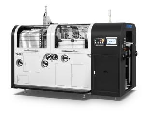China Industrial Rigid Box Wrapping Machine / Custom Automatic Rigid Box Machine 5.7KW on sale
