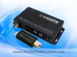 USB3.0 KVM fiber extenders for long distance expansion of the second screen and