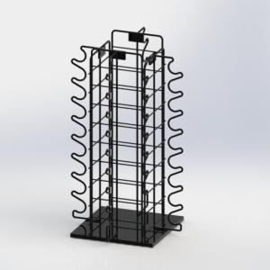 China Sunglasses Eyewear Metal Counter Display Stands With Rotated Base on sale