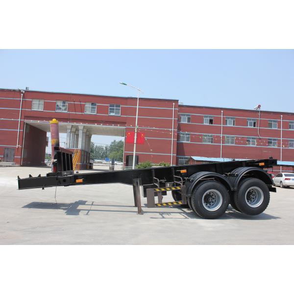 20ft Container Skeleton Dumping Semi Trailer 7700*2500*3070 mm Mechanical Suspension