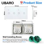Smart Tuya Zigbee Switch App Remote Control 4 Gang Support Google Assistant