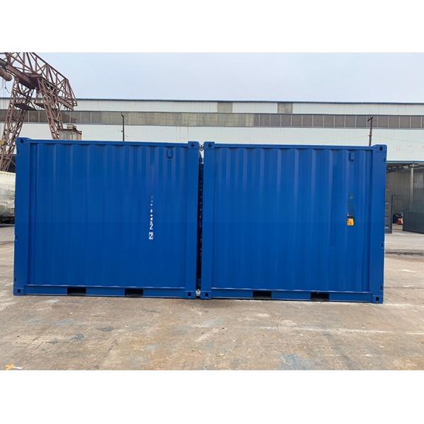 10ft 10 feet 10 foot Stainless CSC Plate Dry Storage Shipping Container Easy Open Personal Door 14.9CBM Capacity