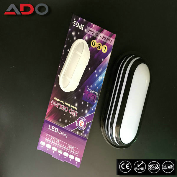 35000 Hours Black Outdoor IP65 LED Moisture Proof Lamp