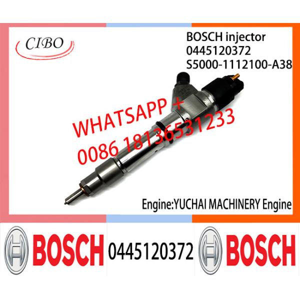 BOSCH 0445120372 Neutral Diesel Fuel Injector Assembly 0445120372 S5000-1112100-A38 For YUCHAI HINERY Engine