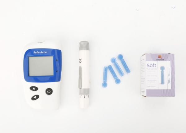 Quality FAD-GDH Enzyme Home Glucose Meter Blood Monitoring System With Anti Interference Strip for sale