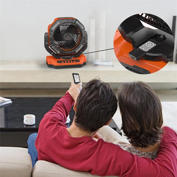 Socool Fan 40000mAh Outdoor Camping Remote Fan Rechargeable Battery Included Versatile Personal Fan With 5 Speed Levels