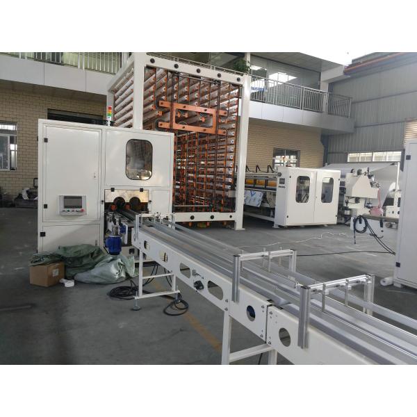 High Speed Color Glue Toilet Paper Single Roll Packing Production Line