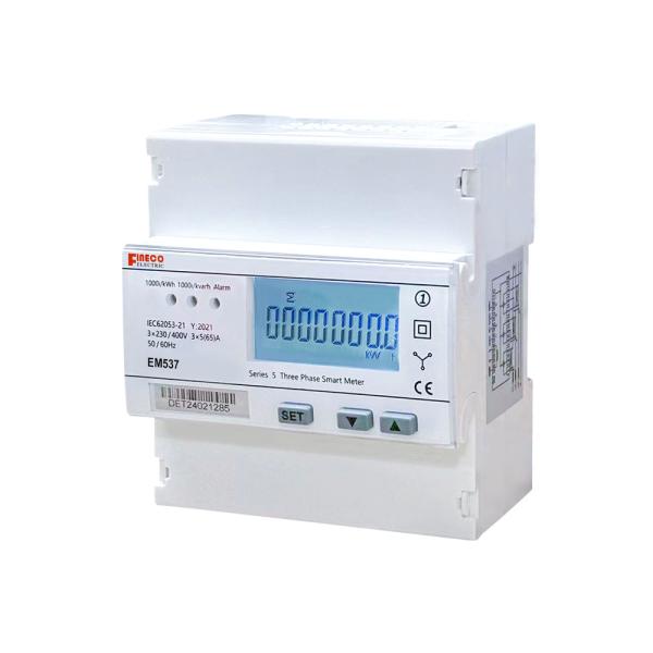 Quality EM537 3*230/400V 5(65)A three phase bi-directional electrical energy meter for sale