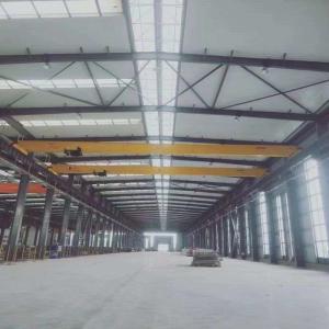 China 1-20 Ton Electric Power Single Girder Overhead Crane With Electric Hoist on sale