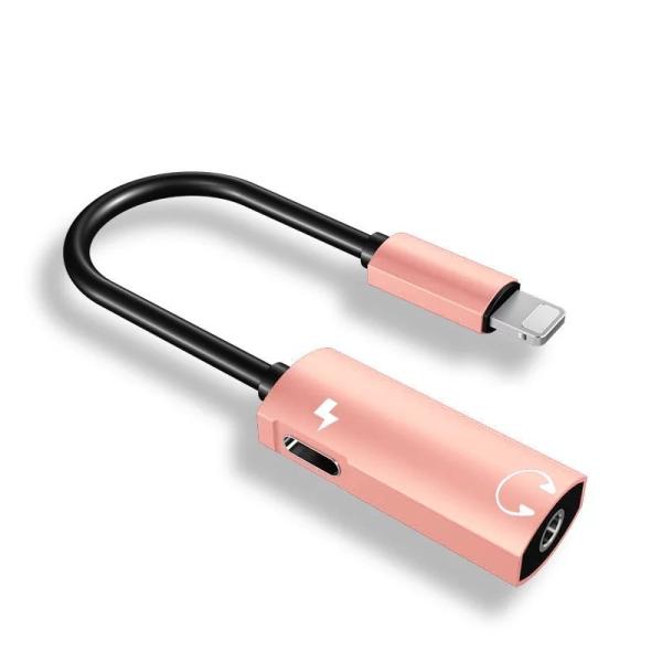 3.5mm Headphone Jack Adapter Earphone Adapter Splitter 2 in 1 Audio Jack and Charger for iPhone