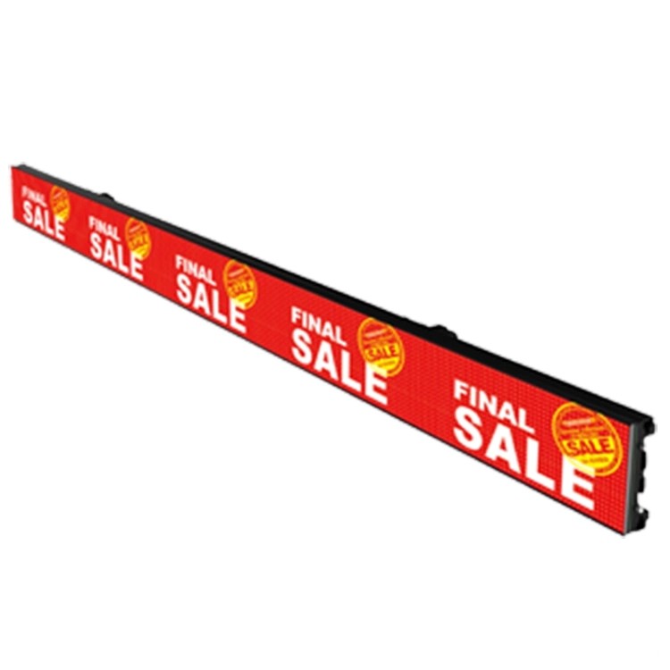 Wholesale GOB 600cd/sqm SMD1515 P1.875 Shelf LED Signage 900*60mm from china suppliers