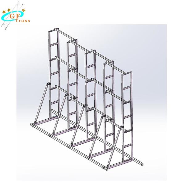 Aluminum 50*3mm Main Tube LED Screen Truss For LED Cabinet