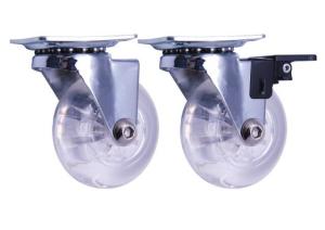Wholesale Transparent Color Furniture Caster Wheels With Custom Different Sizes from china suppliers