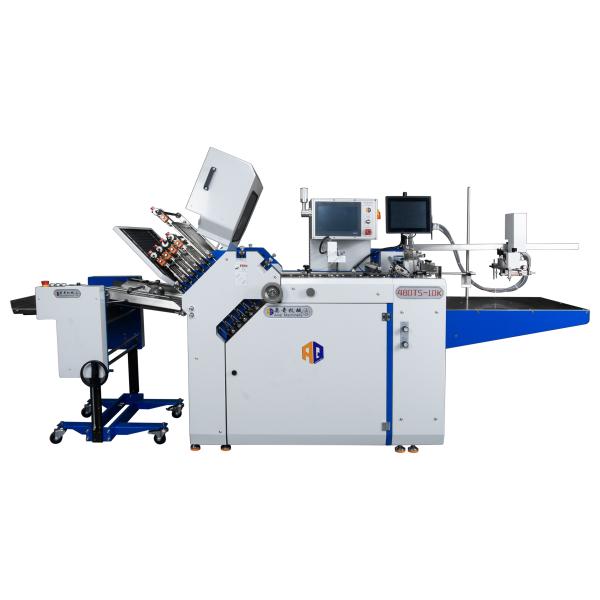 Advanced Pharma Leaflets Outsert Folder With Camera Inspection Unit For Drug Instructions Folding