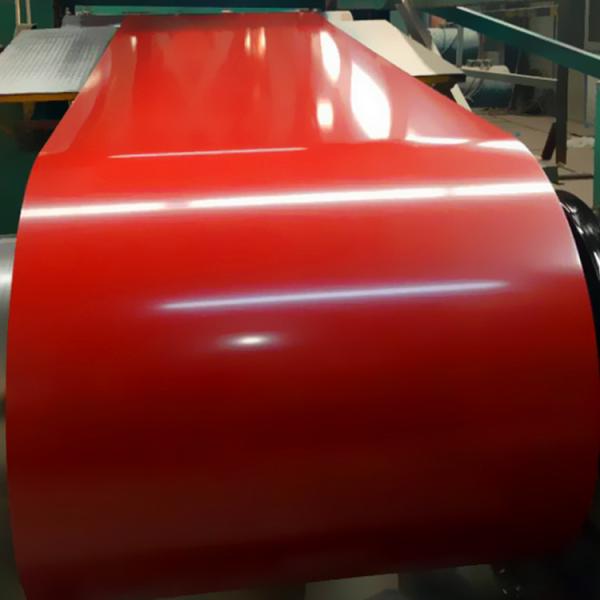 PPGI Prepainted Galvanized Steel Coils Red Color Coated 1000 - 1500mm TISCO