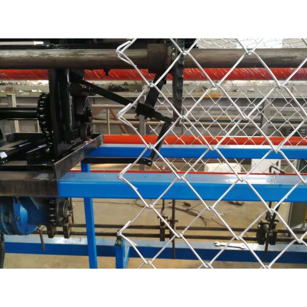 100m Rolling Mesh 0.75kw Chain Link Fence Making Machine
