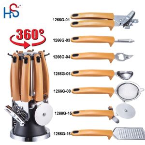 Stainless Steel Kitchen Gadgets Set Can Opener Bottle Opener Peeler and More for