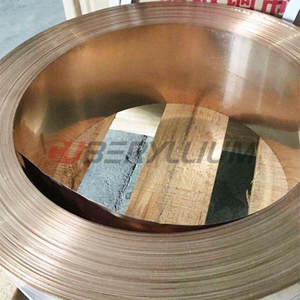 Quality CDA174 UNSC17410 Beryllium Copper Material Alloy Strip for sale