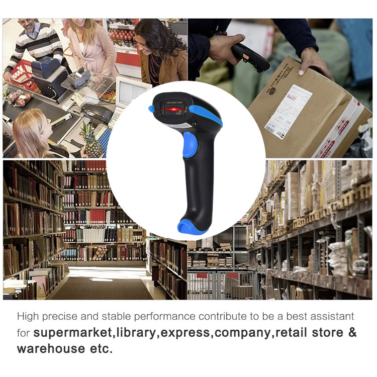 Fast Scanning Bluetooth 2d Barcode Scanner Handheld Omni Qr Code Reader