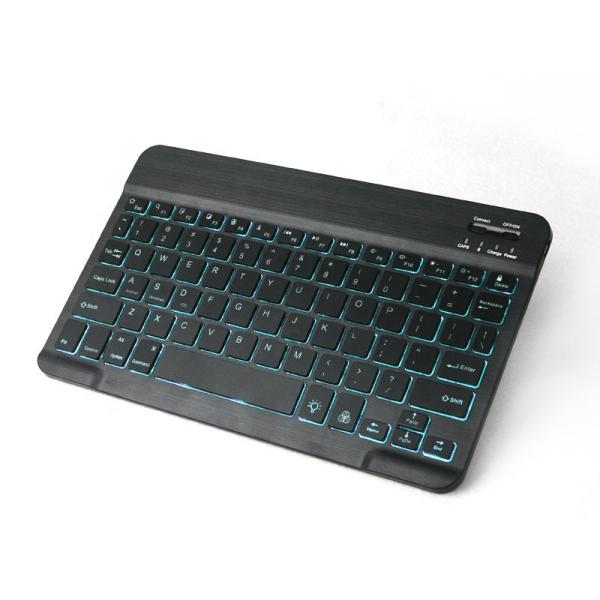 Quality Universal Slim Rechargeable Portable Bluetooth Keyboard With Backlight for sale