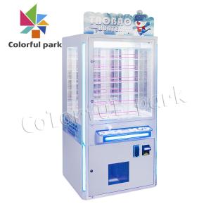 China Bill Acceptor Claw Crane Machine , Prize Claw Machine With LED Strip on sale