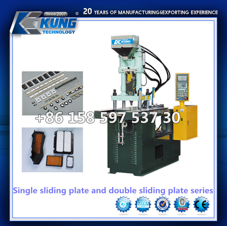 6300x2850x1920mm Vertical Moulding Machine , 380V Vertical Plastic Injection Machine