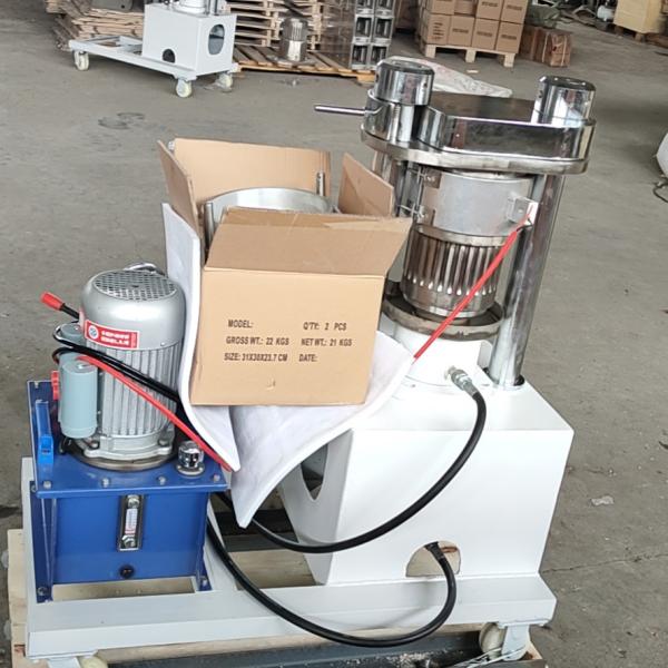 330kg 220v Sesame Oil Cold Press Machine Mustard Hydraulic 2.5kg/Batch