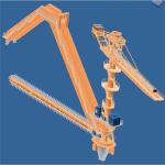 1500 Tph Capacity Stockyard Stacker And Reclaimer For Coal Handling