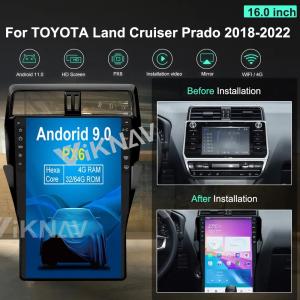 Wholesale 16 Inch Touch Screen Head Unit For 2018-2022 Toyota Prado 128G Navigation GPS Multimedia Player Wireless Carplay from china suppliers