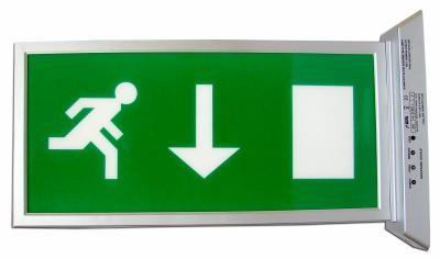 Quality LED recessed emergency exit light for sale