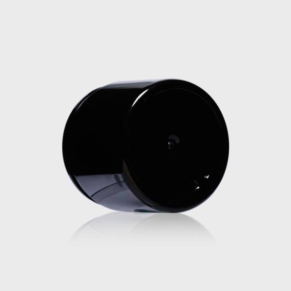 Black Recycling 500ml Screw Top Plastic Jars Empty With Plastic Cap