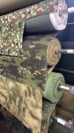 TGKELL Webbing Camouflage Canvas Material PU Coating 1.5M Width