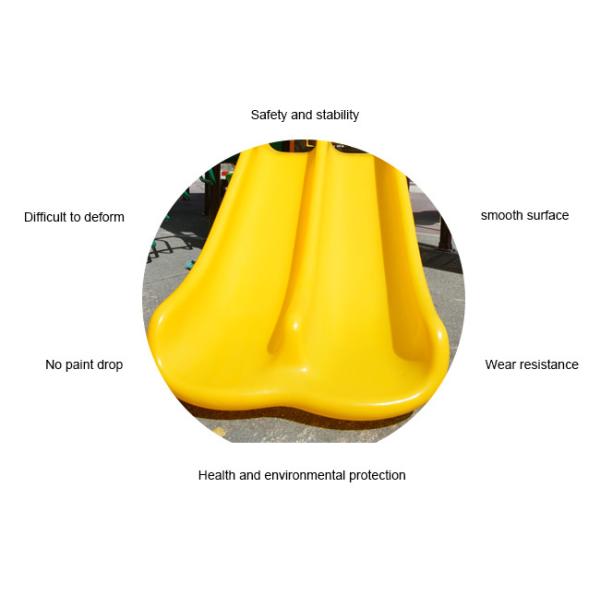Anti - Skid Plastic Playground Slide Themed Playground Equipment