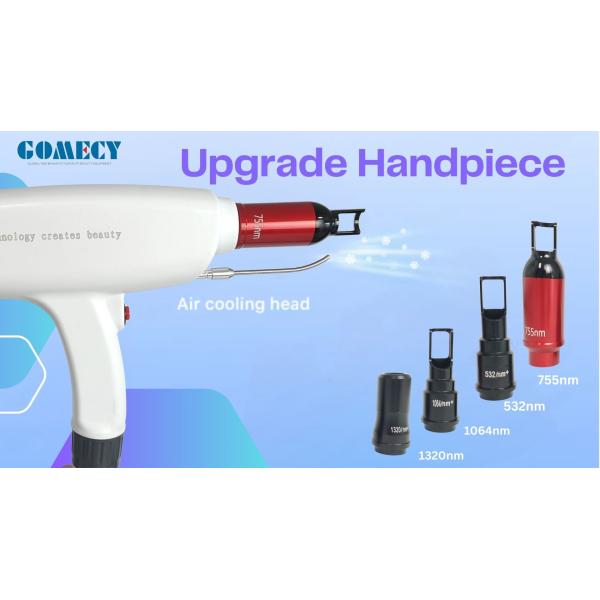 Adjustable 1-10Hz Pulse Repetition Rate Pico Laser for Tattoo Removal and Nd Yag Laser with Air Cooling System