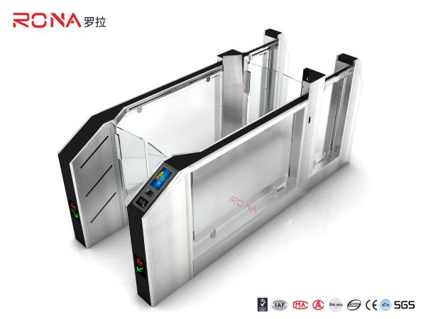 Quality Building Access Control Turnstile AB Door Automatic Turnstile Gate With Polishing Surface for sale